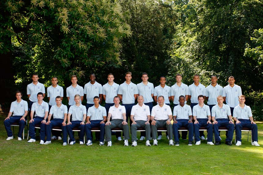England U20s World Cup squad for Colombia 2011.